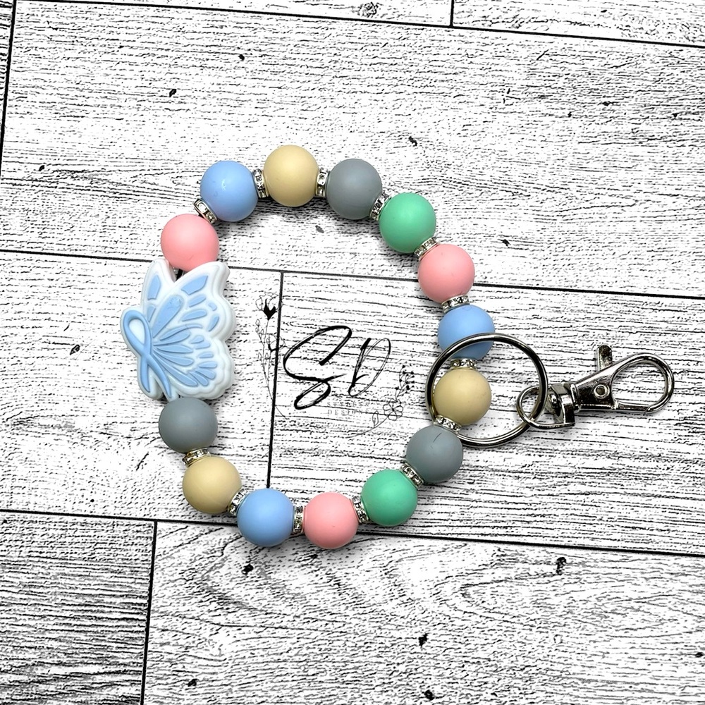 Silicone Wristlet keychain